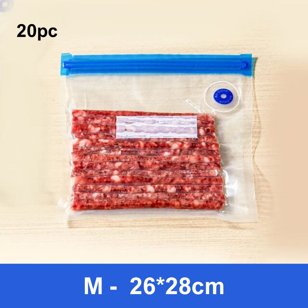 20 Vacuum Bags - Medium (26x28cm)